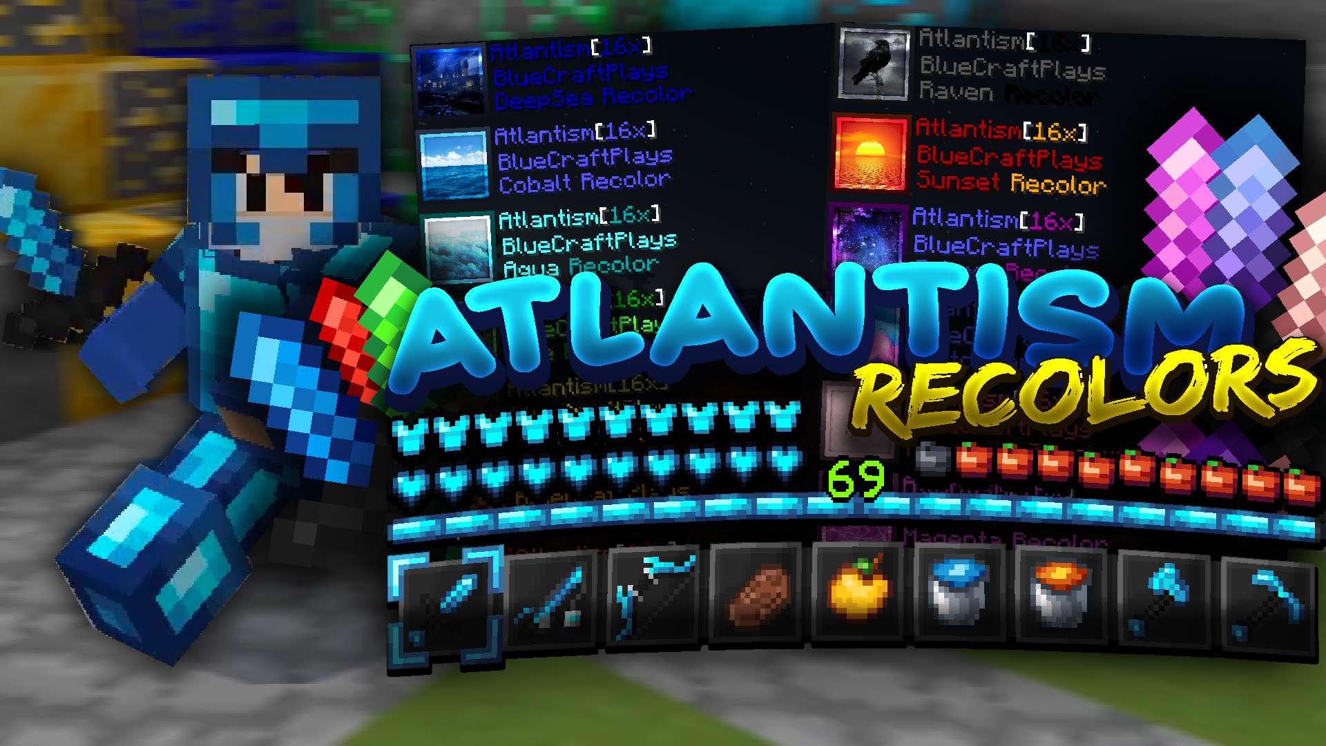 Atlantism Rose-Gold Recolor 16x by Blueue on PvPRP
